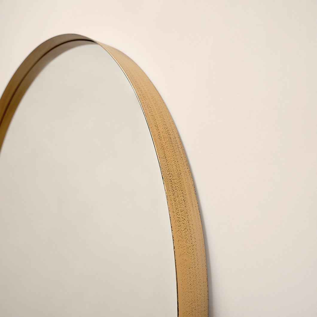 Arcus - Miroir Métallique Extra Large Arqué Pleine Longueur Or 200cm x 90cm