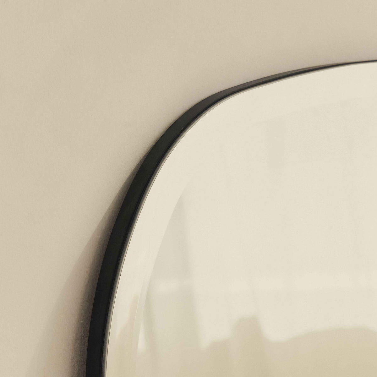 Vienne - Grand Miroir Biseauté Sans Cadre Courbé 100cm x 65cm