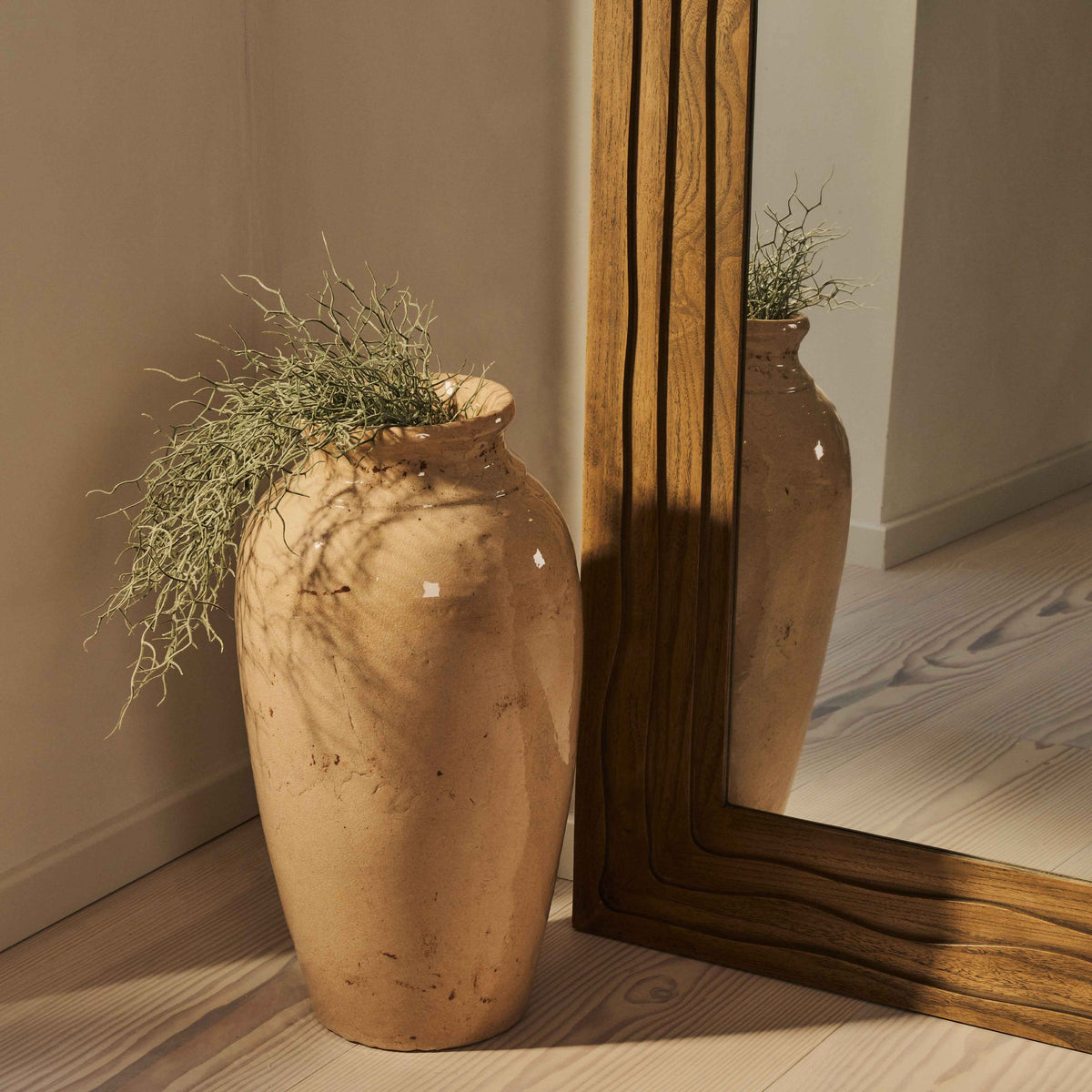Lucelle - Miroir Arqué Extra Large en Bois