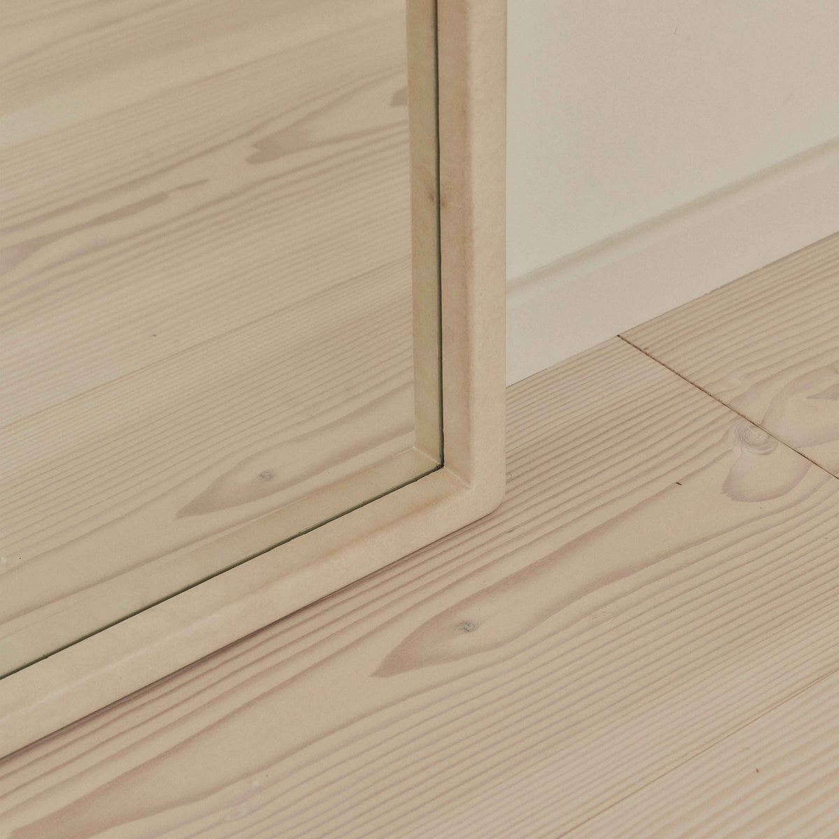 Arden - Miroir en bois arqué pleine longueur en béton 175 cm x 95 cm