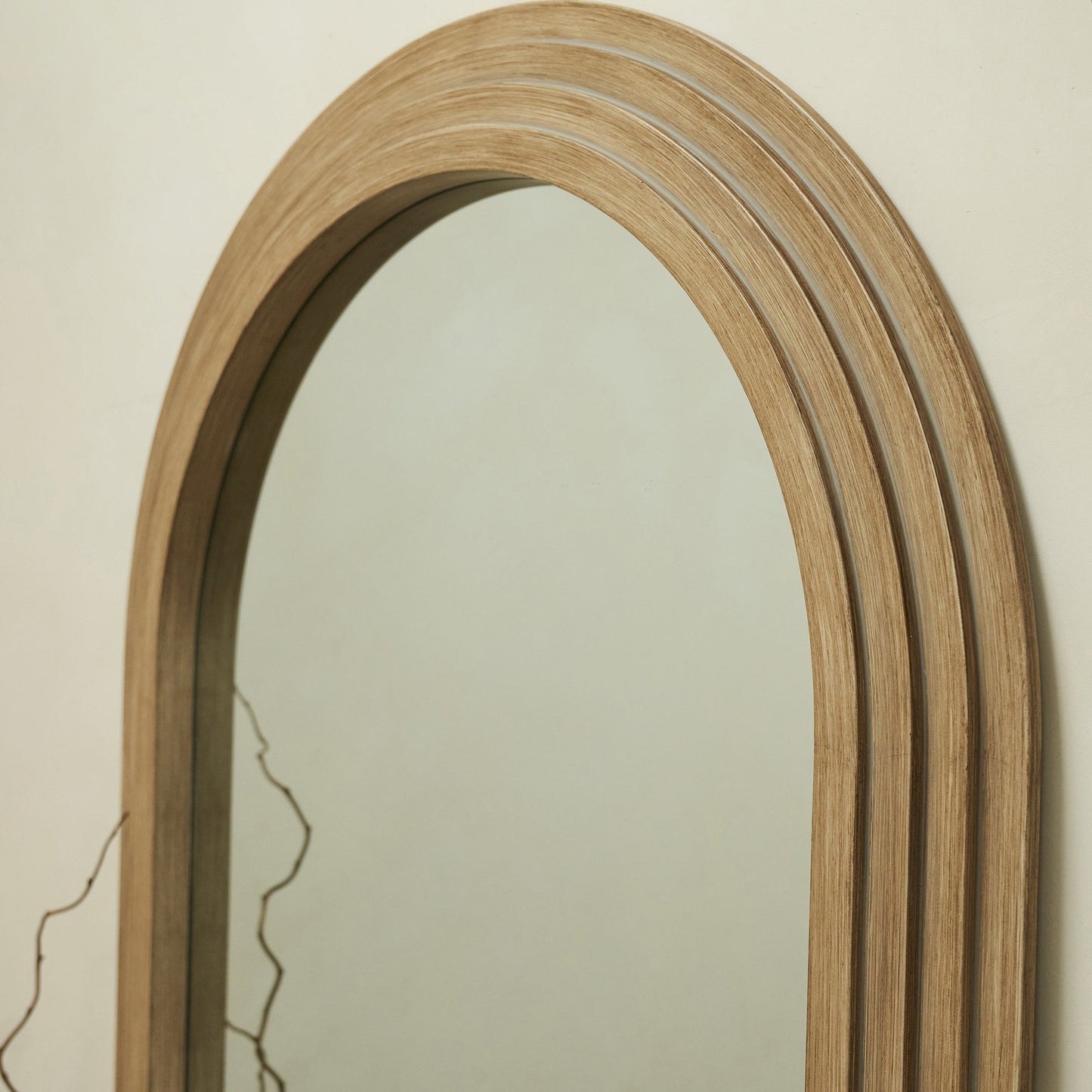 Luciana - Miroir en bois lavé arche pleine longueur 200cm x 100cm