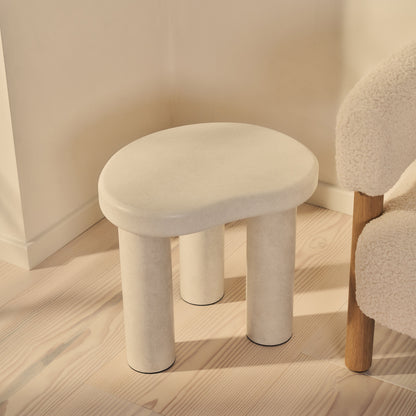 Savanna - Table d'Appoint en Bois Irrégulier et Béton