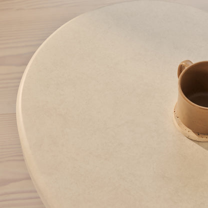 Savanna - Grande Table Basse en Bois Irregulière et Béton