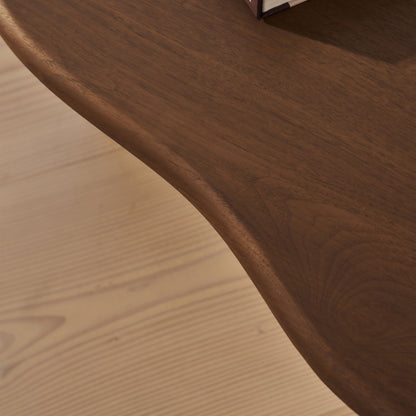 Savanna - Table basse en bois irrégulier foncé