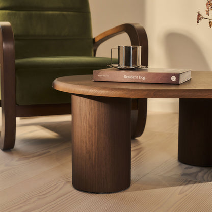 Savanna - Table basse en bois irrégulier foncé