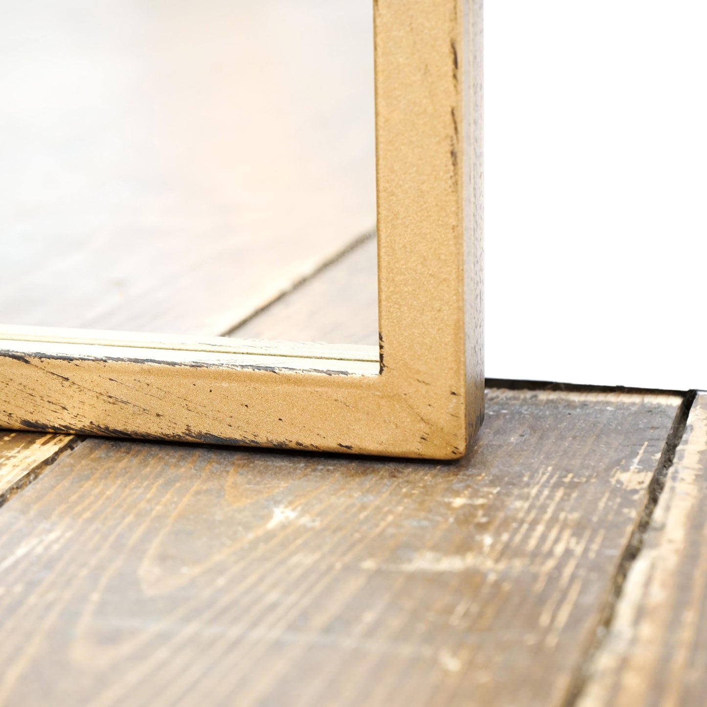Alexandria - Miroir industriel en métal doré arche pleine longueur 159cm x 70cm