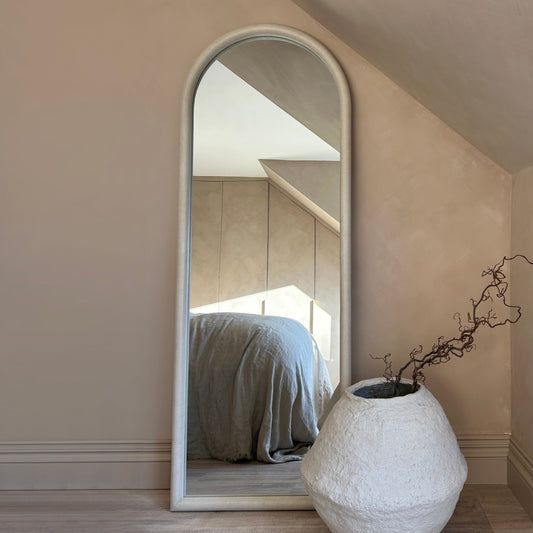 Amora - Miroir en béton grand format arche pleine longueur 172cm x 60cm