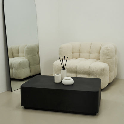Angelo - Table Basse Rectangulaire Minimaliste Onyx Grande