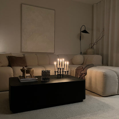 Angelo - Table Basse Rectangulaire Minimaliste Onyx Grande