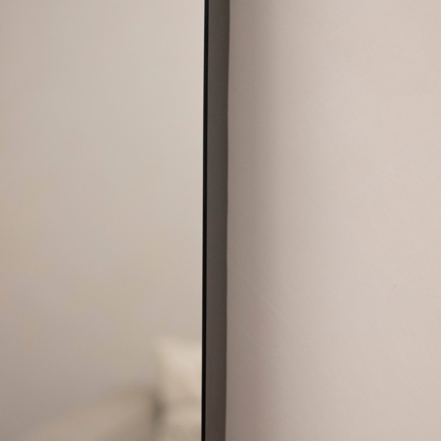 Arcus - Miroir Métallique Noir Extra Large Arqué Pleine Longueur 200cm x 90cm