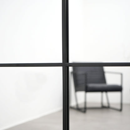Brooklyn - Miroir Métallique Noir Extra Large Pleine Longueur 210cm x 120cm