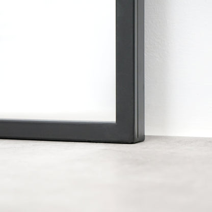 Brooklyn - Miroir Métallique Noir Extra Large Pleine Longueur 210cm x 120cm