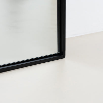 Theo - Miroir Métallique Noir Extra Large Pleine Longueur 200cm x 100cm