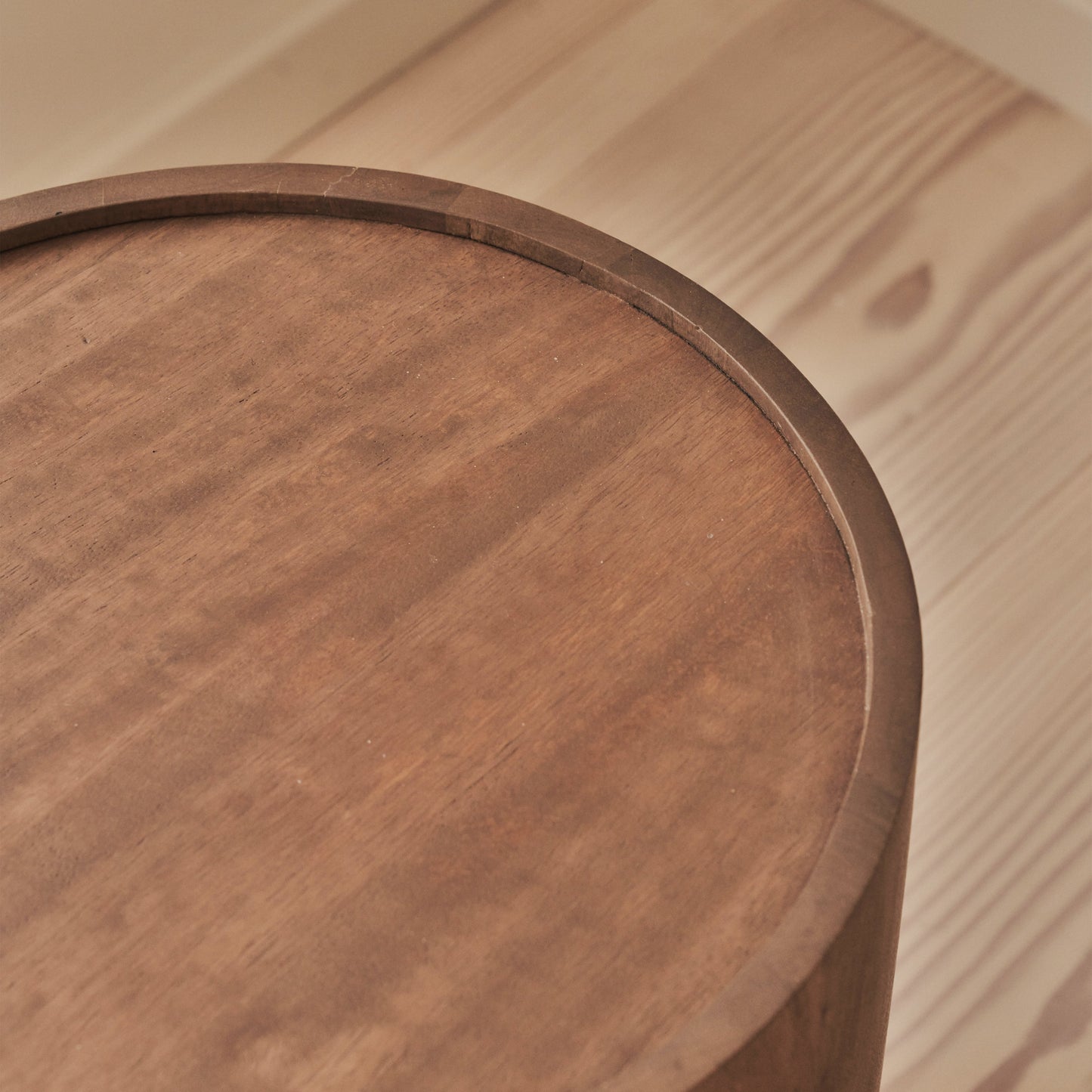 Fairmont - Table d'Appoint Ronde Premium Bois Chaleureux