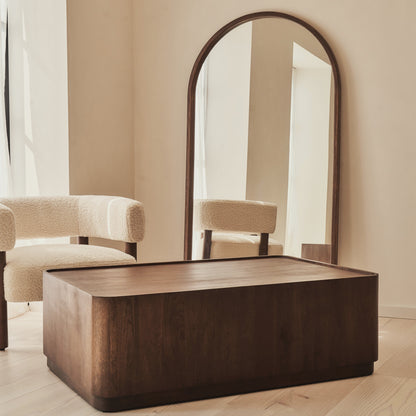 Fairmont - Table Basse Rectangulaire Premium en Bois Foncé