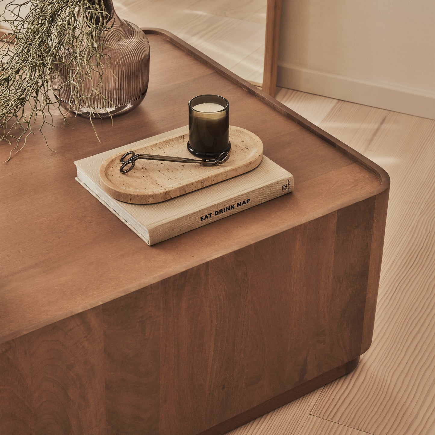 Fairmont - Table basse rectangulaire premium en bois chaud