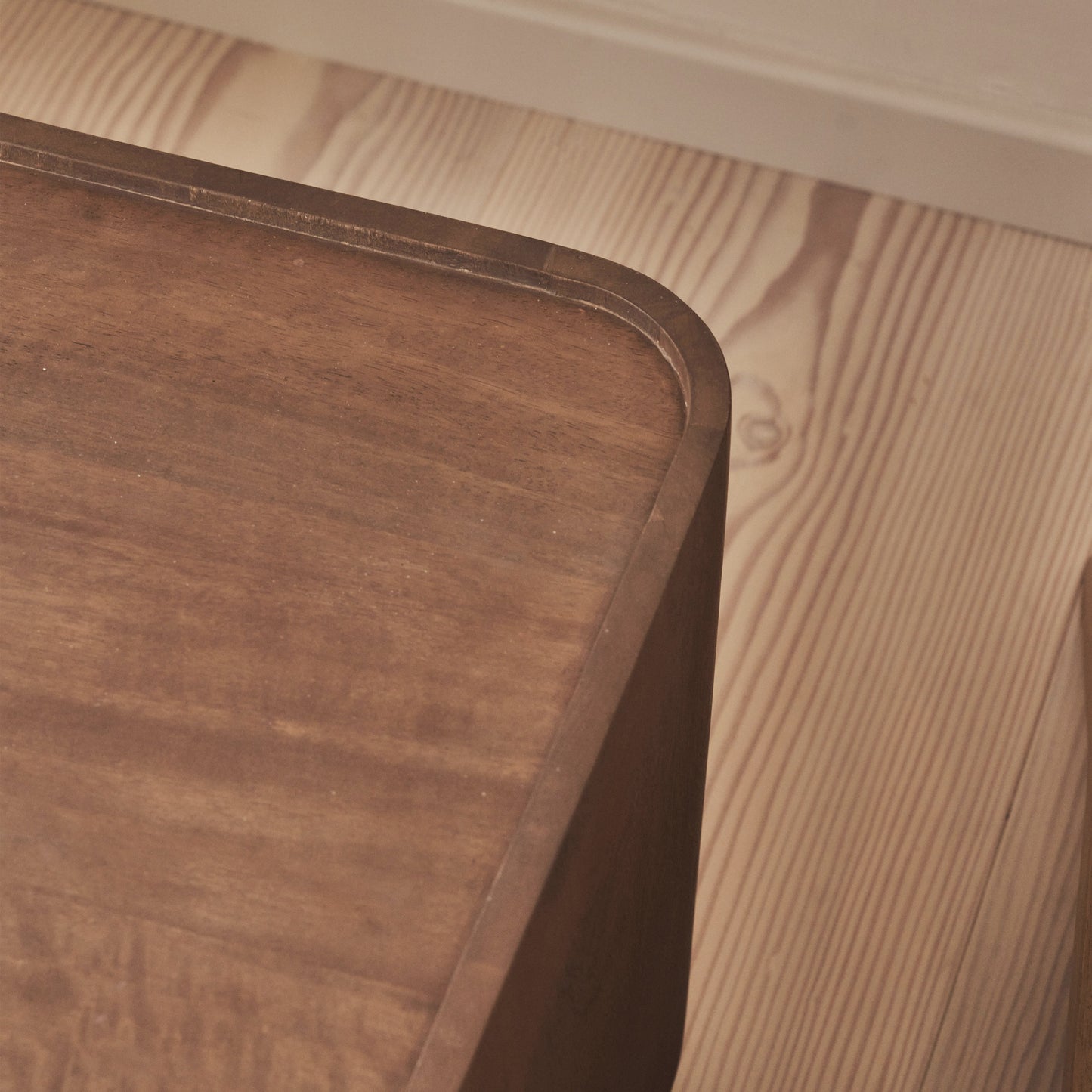 Fairmont - Table d'Appoint Carrée Premium en Bois Chaud