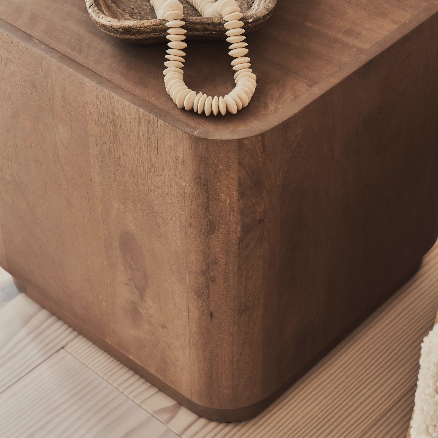 Fairmont - Table basse rectangulaire premium en bois chaud