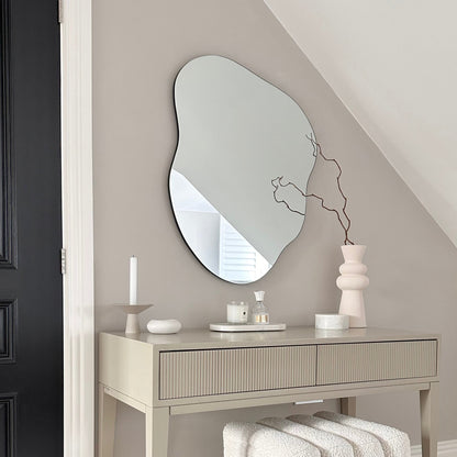 Edge - Miroir sans cadre irrégulier étang 84cm x 64cm