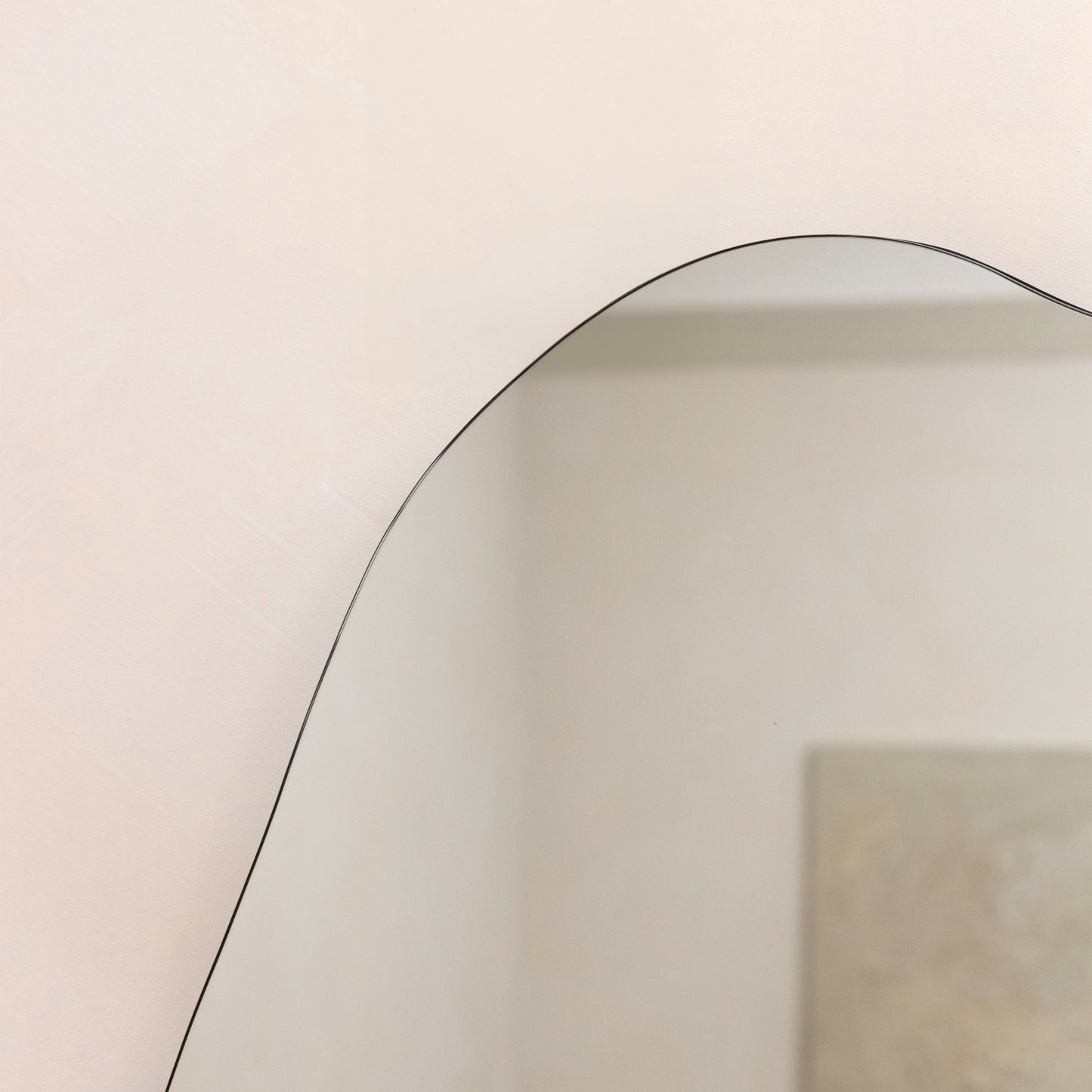 Edge - Miroir sans cadre irrégulier étang 84cm x 64cm