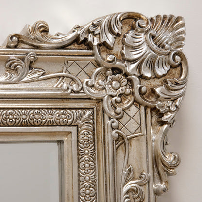 Ella Grande - Miroir sur Pied Orné Champagne 190cm x 140cm