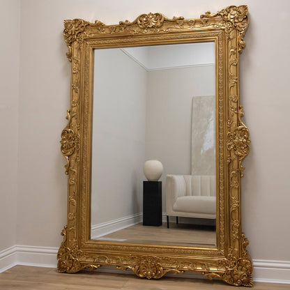 Ella Grande - Grand miroir de sol orné 190cm x 140cm