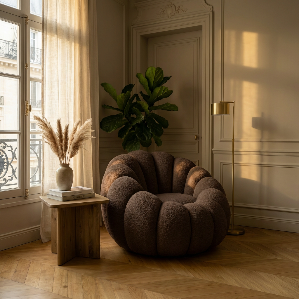 Fauteuil Nuage — Tissu Bouclette