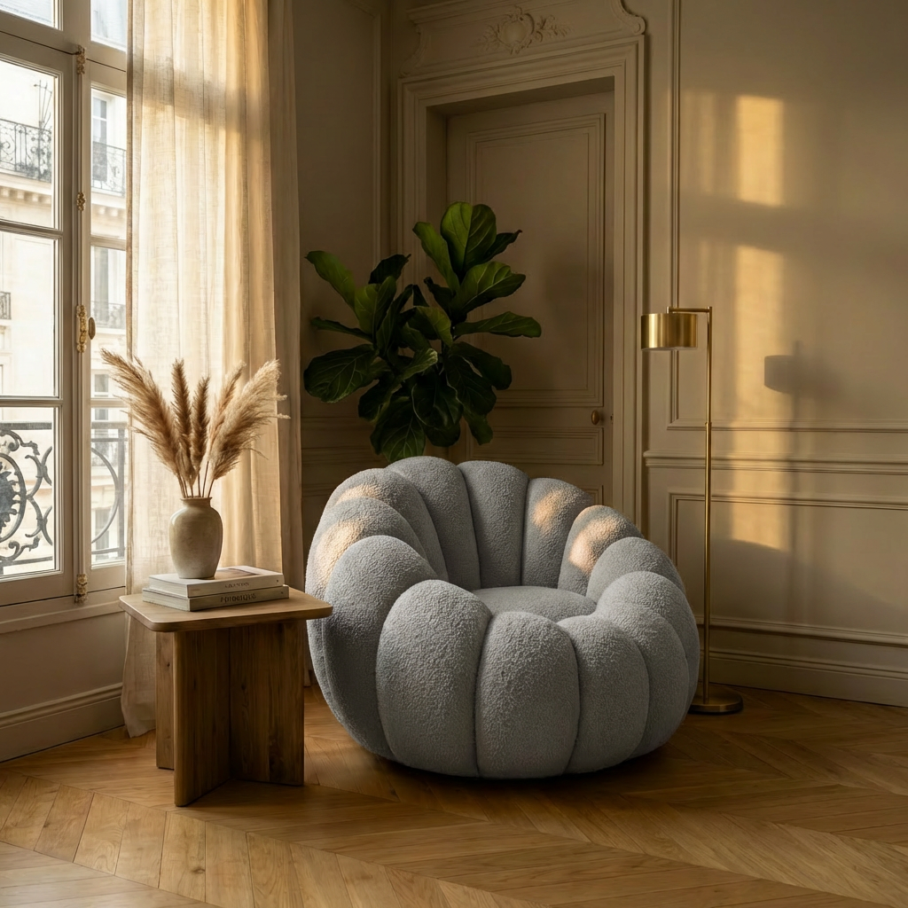 Fauteuil Nuage — Tissu Bouclette