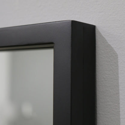Islington - Miroir Industriel Métallique Noir Pleine Longueur 170cm x 80cm