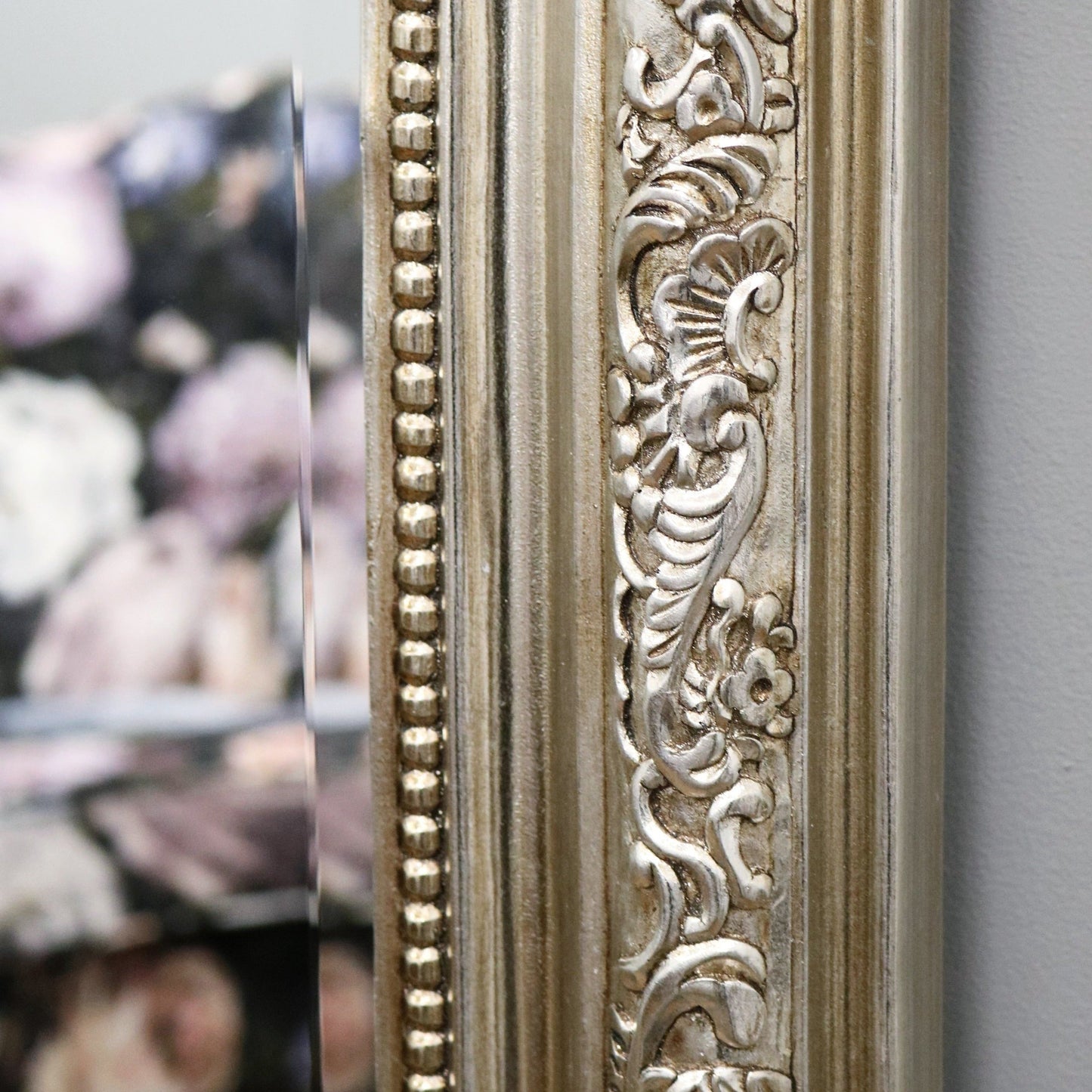 Kensington - Miroir Orné Champagne Pleine Longueur 196cm x 100cm