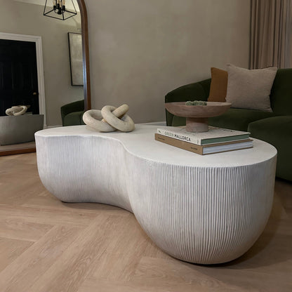 Leonardo - Grande Table Basse Minimaliste en Béton Forme