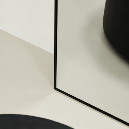 Liberty - Miroir Métallique Arqué Noir Pleine Longueur 200cm x 120cm