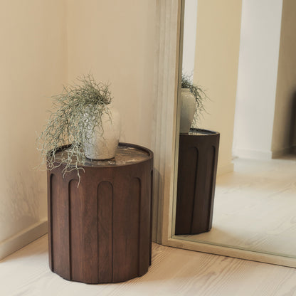 Luciana - Miroir en béton cintré pleine longueur 200cm x 100cm