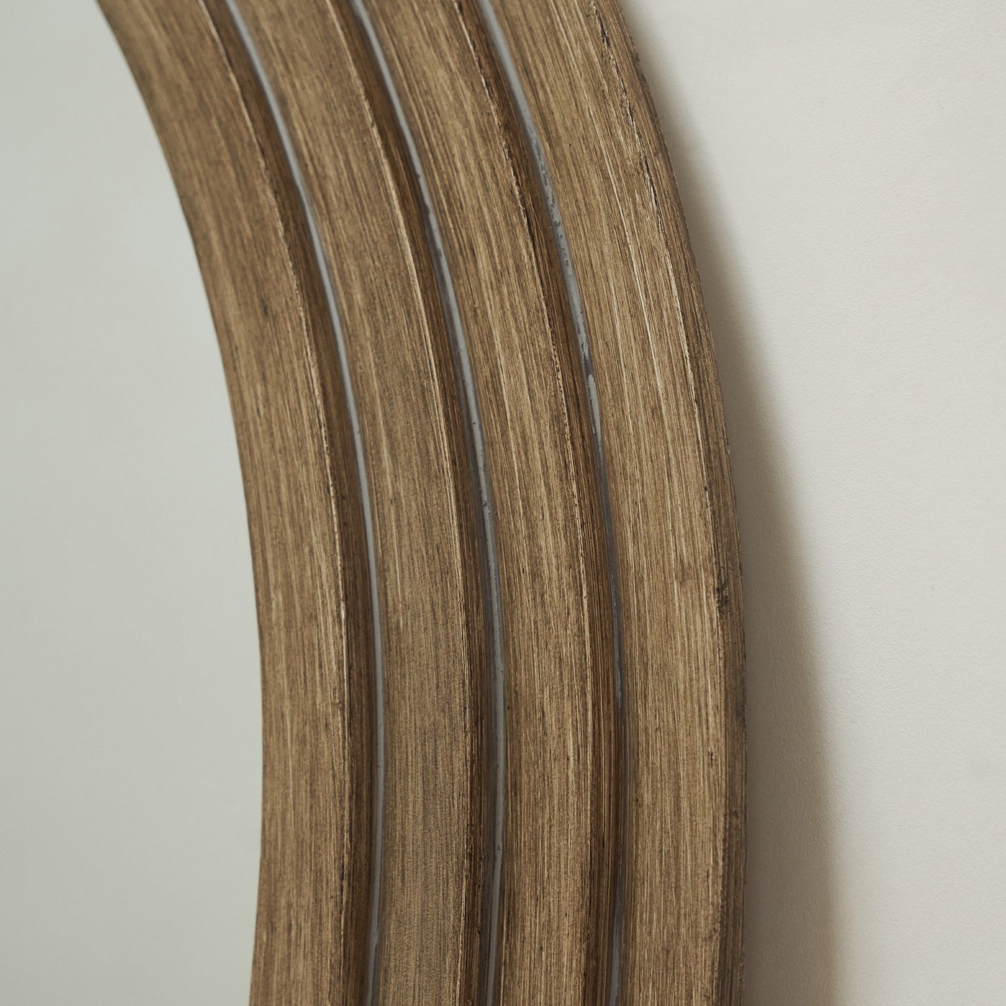 Luciana - Miroir en bois lavé plein pied arqué 180 cm x 80 cm