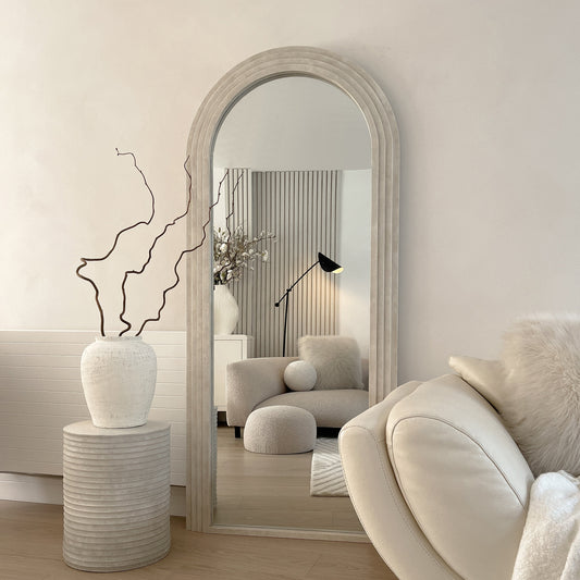 Luciana - Miroir en béton arche pleine longueur 180cm x 80cm