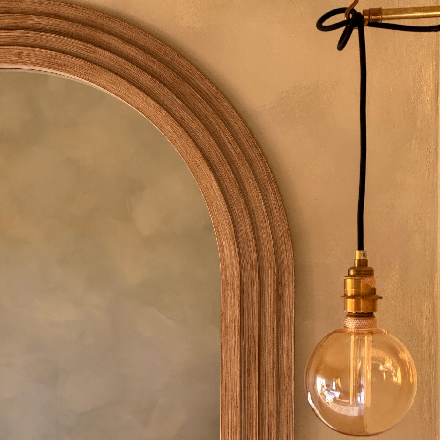 Luciana - Miroir en bois lavé arche pleine longueur 200cm x 100cm