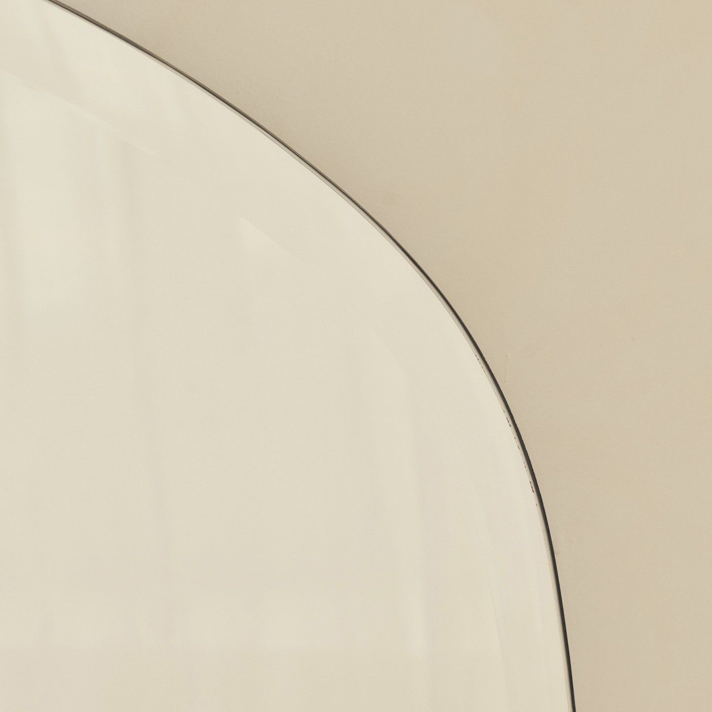 Vienne - Grand miroir sans cadre à biseau 95 cm x 70 cm pour manteau de cheminée