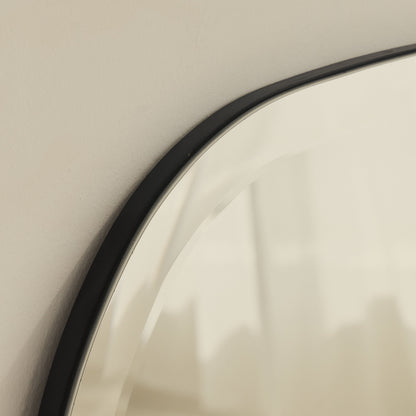 Vienne - Grand Miroir Biseauté Sans Cadre Courbé 100cm x 65cm