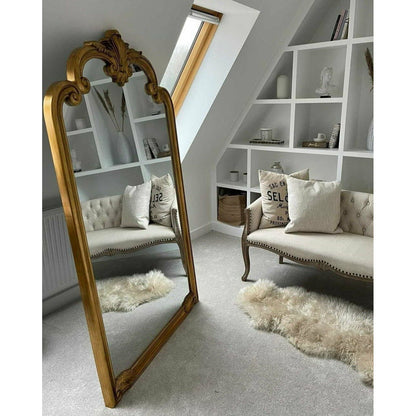 Pelazzo - Miroir Orné Doré Extra Large Pleine Longueur 185cm x 104cm