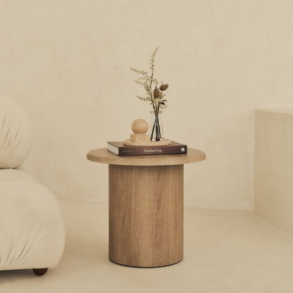 Madison - Table d'appoint ronde en bois lavé