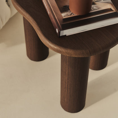 Savanna - Table d'appoint en bois irrégulier foncé