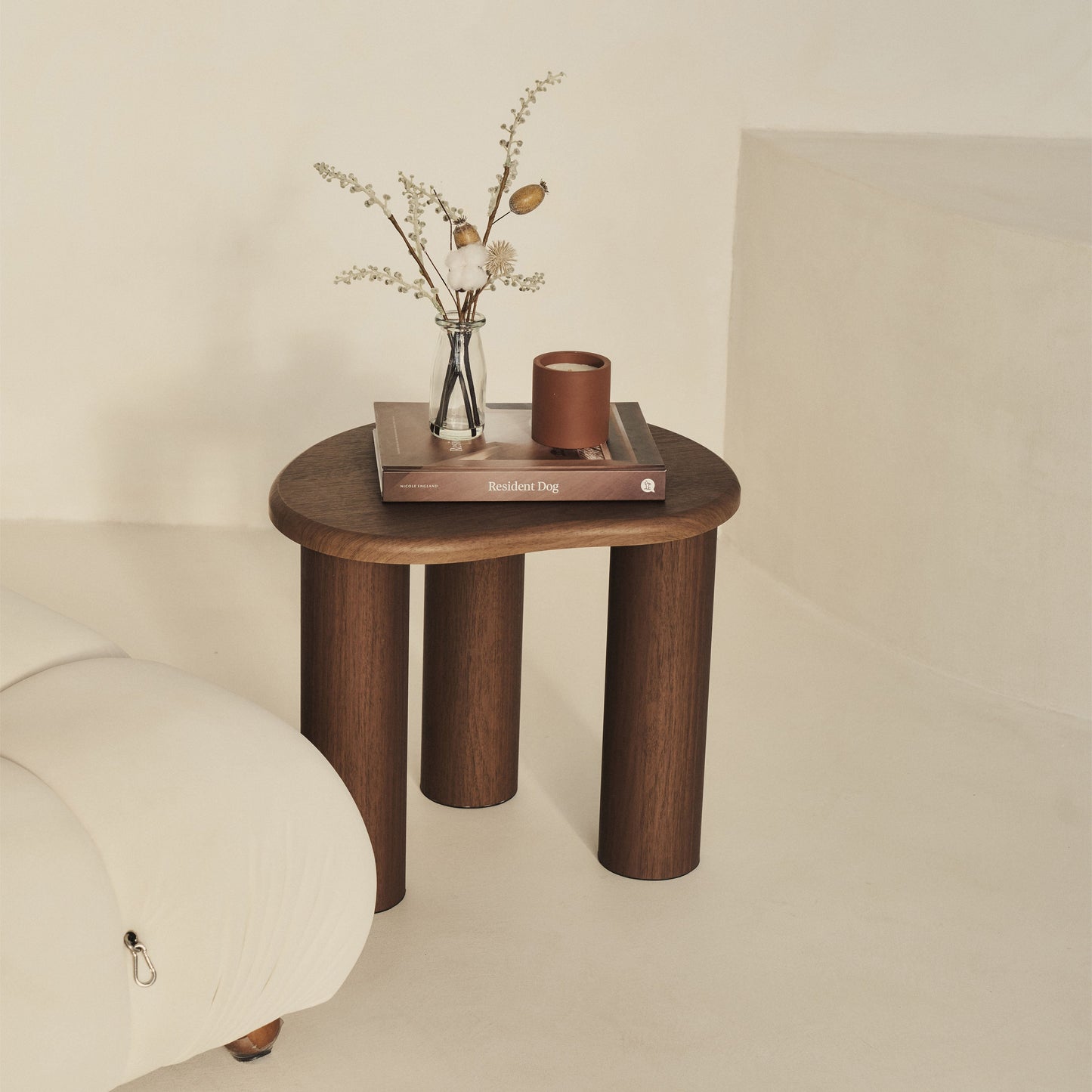 Savanna - Table d'appoint en bois irrégulier foncé