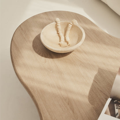 Savanna - Grande table basse en bois irrégulier lavé