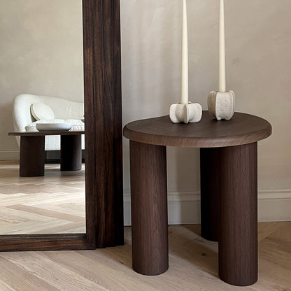 Savanna - Table d'appoint en bois irrégulier foncé