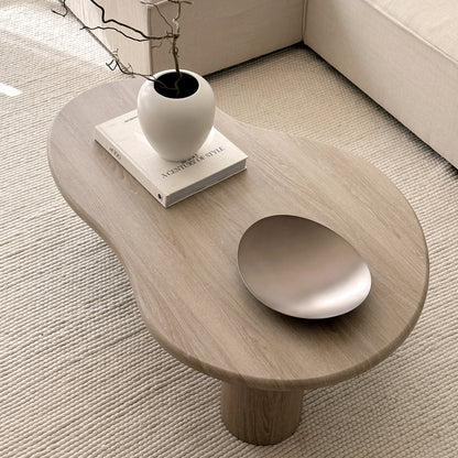 Savanna - Grande table basse en bois irrégulier lavé