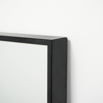 Theo - Miroir Métallique Noir Extra Large Pleine Longueur 190cm x 120cm