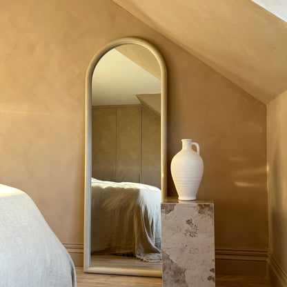 Amora - Miroir en béton grand format arche pleine longueur 172cm x 60cm