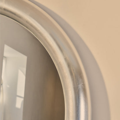 Obsidian - Miroir Extra Large Arqué Pleine Longueur Chrome Brossé 200cm x 120cm