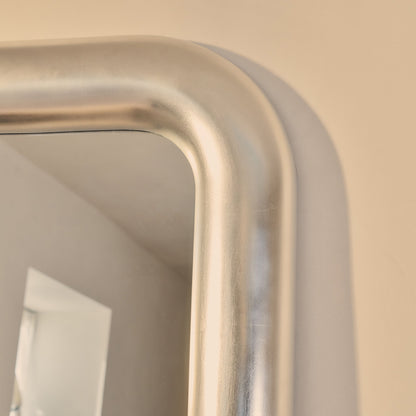 Obsidian - Miroir Rectangulaire Extra Large Brossé Chrome Pleine Longueur 200cm x 120cm