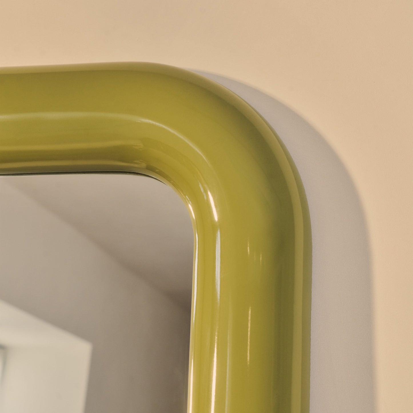 Obsidienne - Miroir Rectangulaire Pleine Longueur Olive Brillant Extra Large 200cm x 120cm